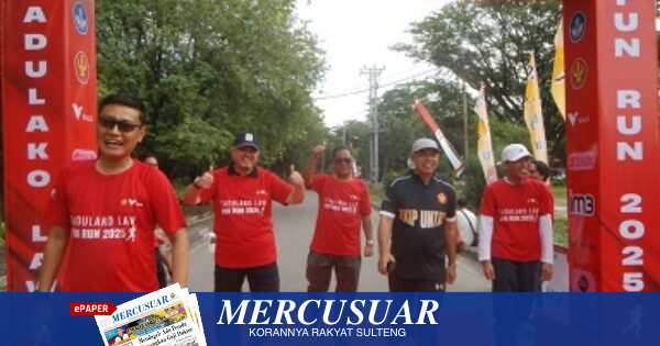Fakum Untad Rayakan Dies Natalis dengan Fun Run - HARIAN MERCUSUAR
