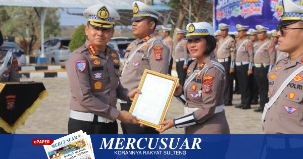 Kasat Lantas Morowali Raih Penghargaan Pendataan Kecelakaan