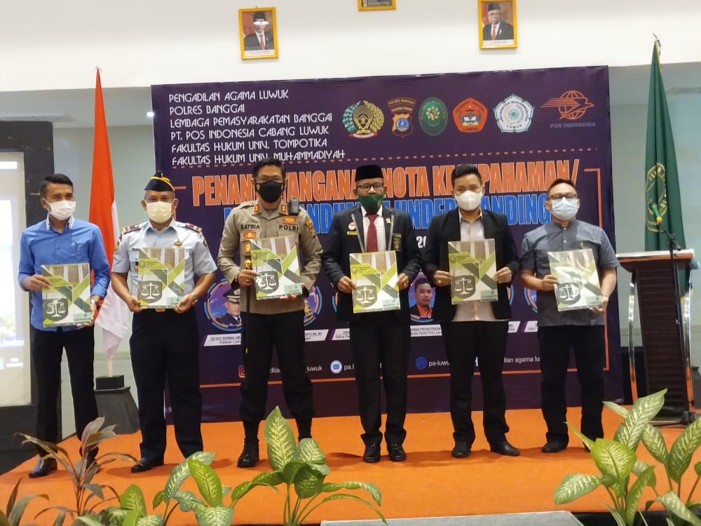 FOTO MOU POLRES BANGGAI N' PA LUWUK