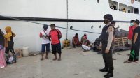 FOTO POLRES BANGKJEP PATROLI DI PELABUHAN