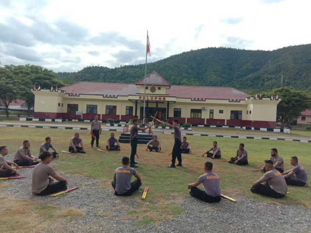 Brimob Sulteng Latihan Beladiri Eskrima-14d7399a