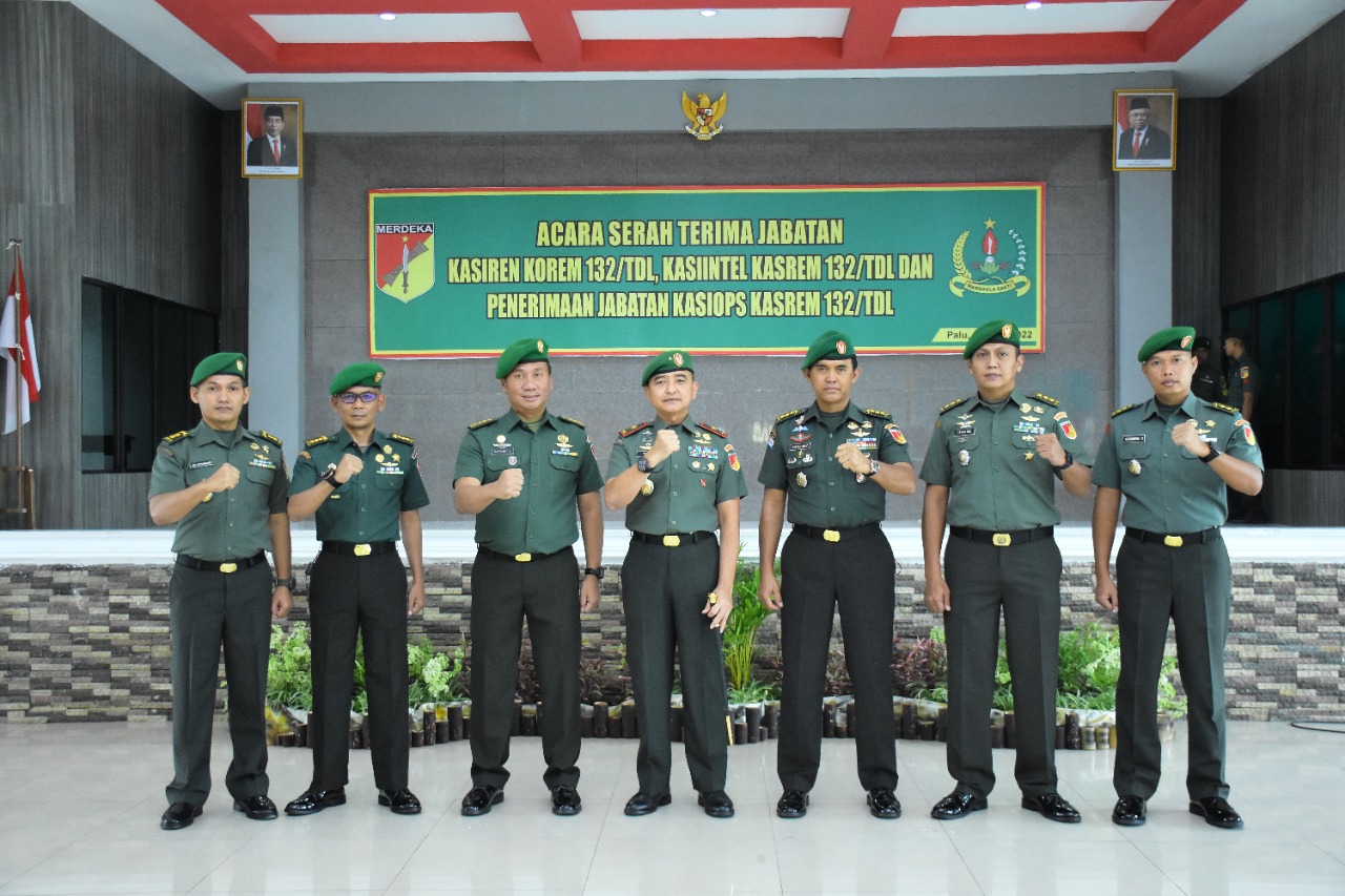 Jabatan Kasi Korem 132Tdl  Disertijabkan-0b1d038e