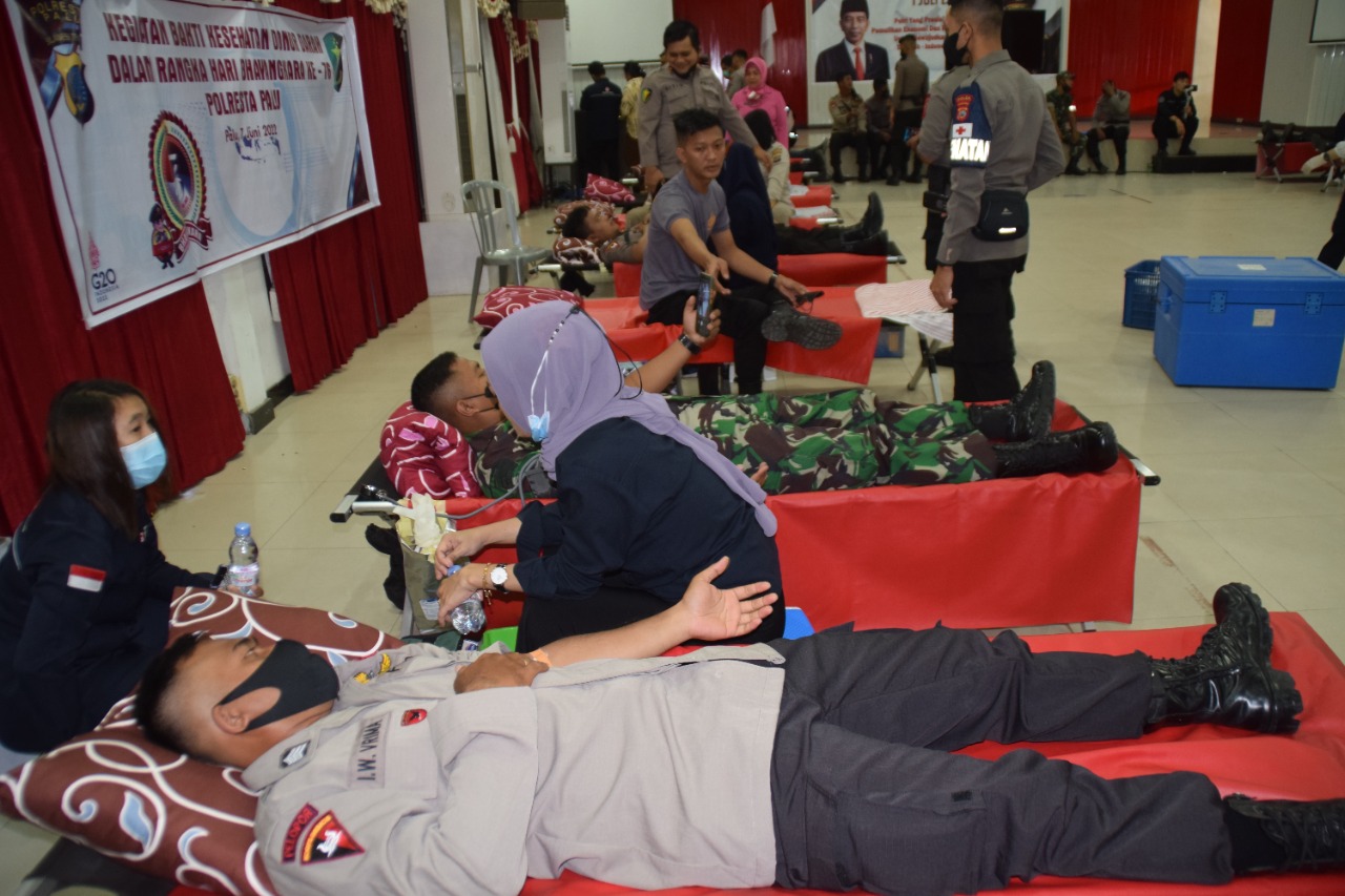 70 Personel Ikut Donor Darah-3cce3535