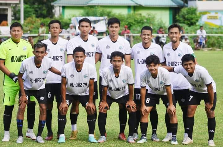 Skuad Aldiaz 79 FC saat menghadapi Sinar Banawa. FOTO: IST